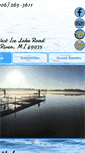 Mobile Screenshot of lakeshoremotelicelake.com